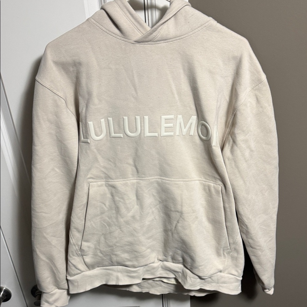 lululemon athletica Men's Beige Hoodie